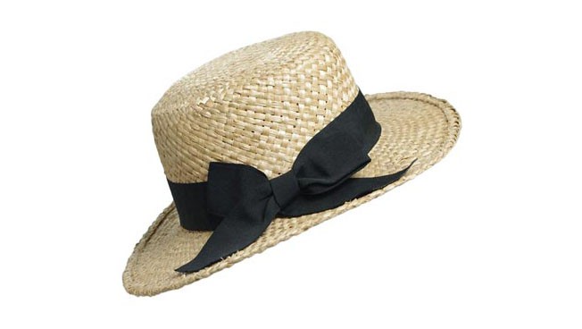 平頂草帽，帽子工廠