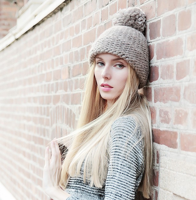 秋冬保暖又時髦，一頂針織帽就足夠！