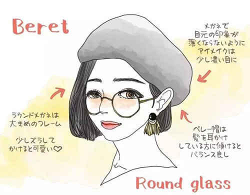 接地氣的小仙女一定要看看！冬天佩戴上帽子和眼鏡