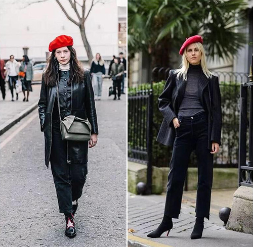 冬天穿大衣戴上這3款帽子，想不美都難！